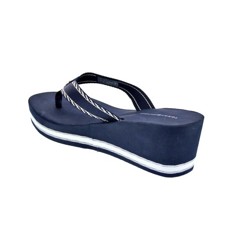 Sandalias Tommy Hilfiger zapatos Mujer modelo Wedge Sandal Azul 