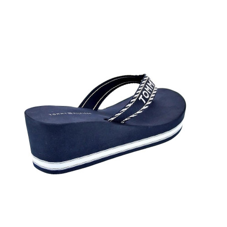 Sandalias Tommy Hilfiger zapatos Mujer modelo Wedge Sandal Azul 