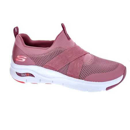 Zapatillas Skechers zapatos Mujer modelo Arch Fit Rosa 
