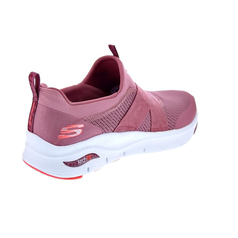 Zapatillas Skechers zapatos Mujer modelo Arch Fit Rosa 