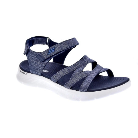 Sandalias Skechers zapatos Mujer modelo Go Walk Azul 