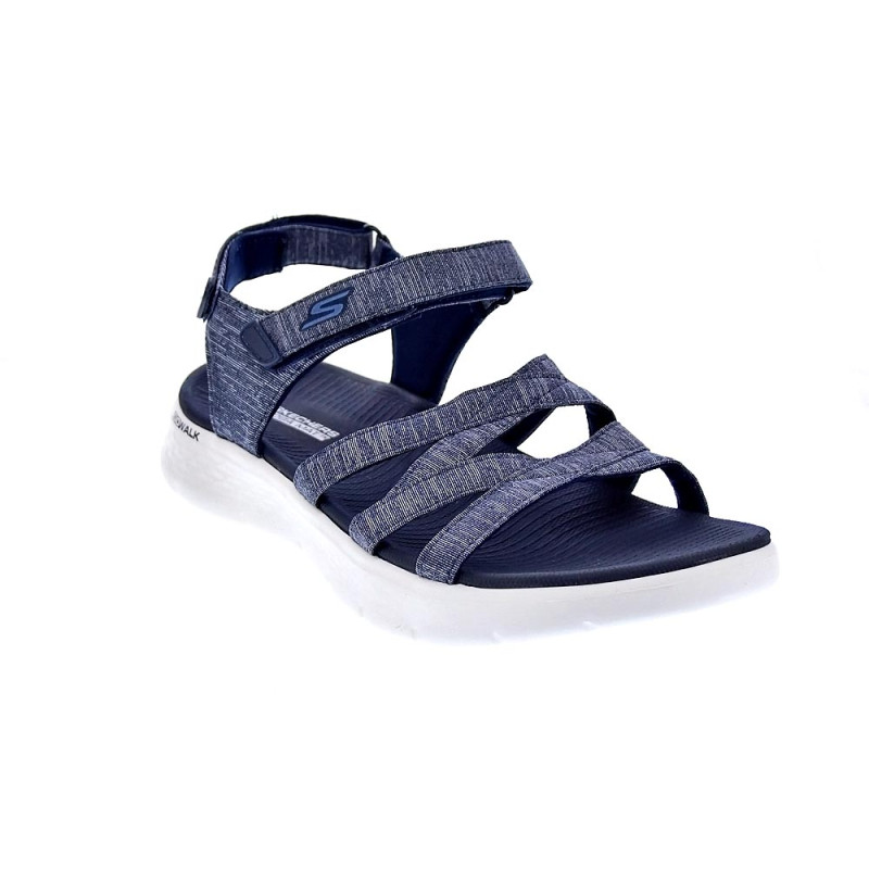 Sandalias Skechers zapatos Mujer modelo Go Walk Azul 