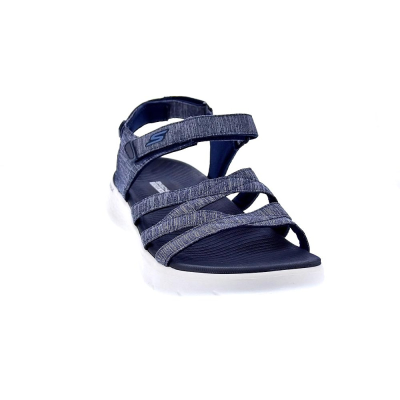 Sandalias Skechers zapatos Mujer modelo Go Walk Azul 