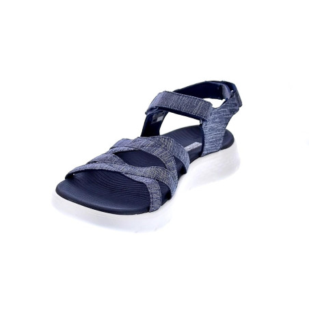Sandalias Skechers zapatos Mujer modelo Go Walk Azul 
