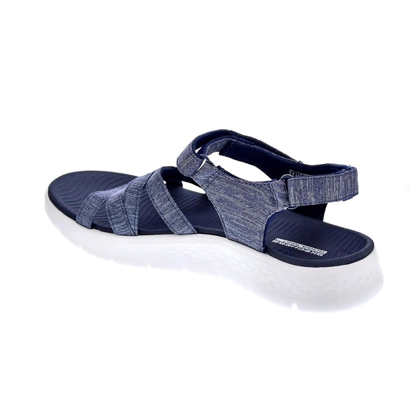 Sandalias Skechers zapatos Mujer modelo Go Walk Azul 