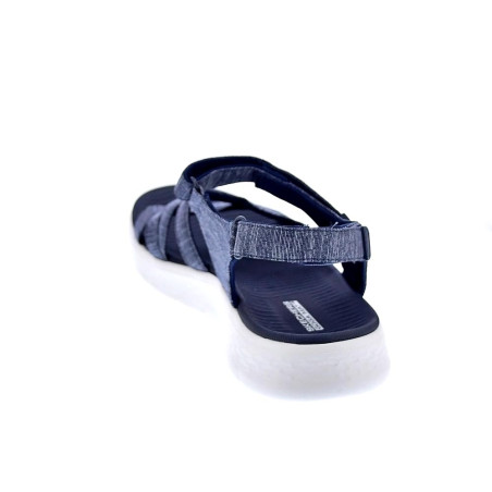 Sandalias Skechers zapatos Mujer modelo Go Walk Azul 