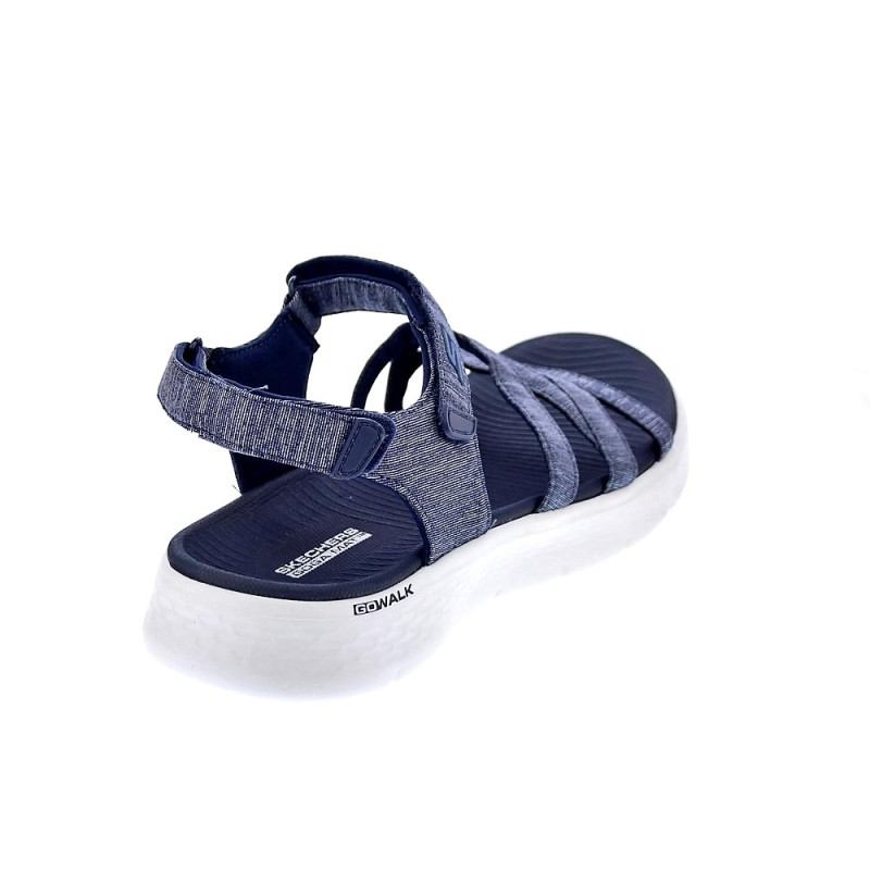 Sandalias Skechers zapatos Mujer modelo Go Walk Azul 