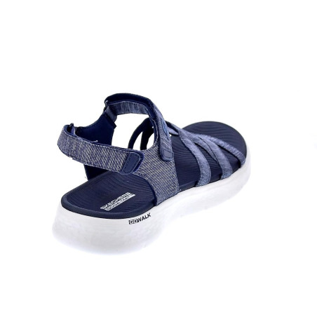Sandalias Skechers zapatos Mujer modelo Go Walk Azul 