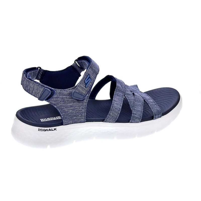 Sandalias Skechers zapatos Mujer modelo Go Walk Azul 