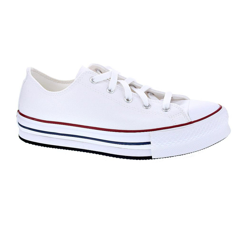 Zapatillas Converse zapatos Mujer modelo Chuck Taylor All Star Plataforma Blanco Cordón