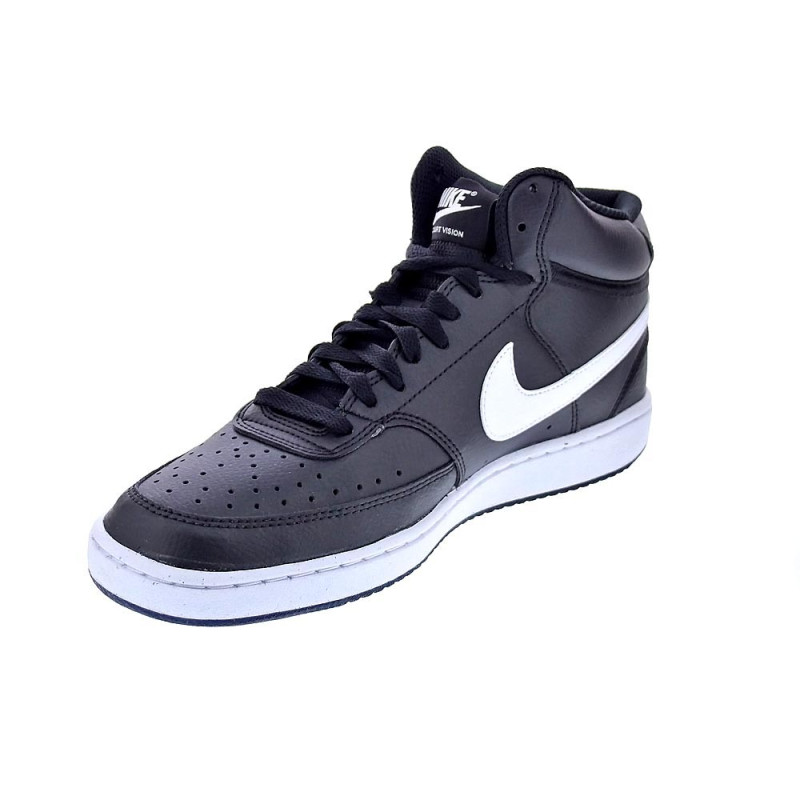 Zapatillas botas Nike zapatos Hombre modelo Court Vision Negro 