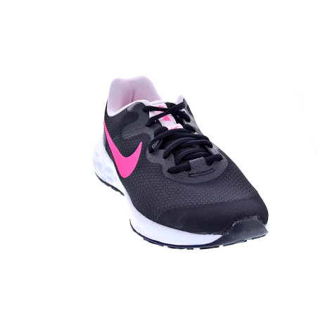 Zapatillas Nike zapatos Niña modelo Revolution cordón Negro 