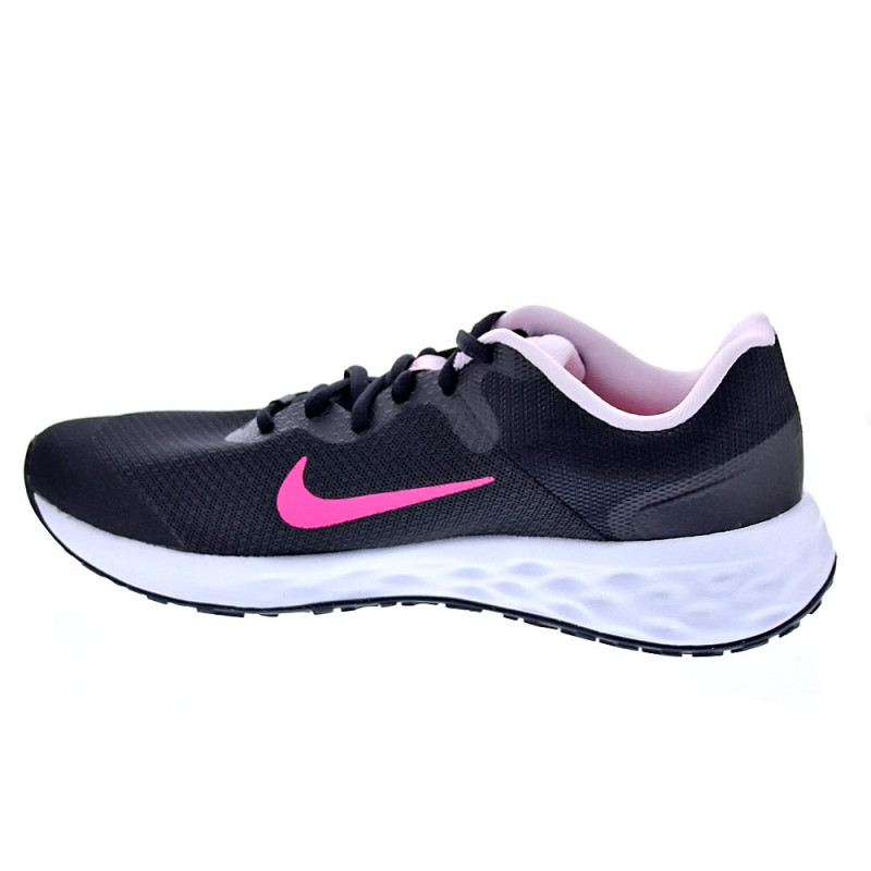 Zapatillas Nike zapatos Niña modelo Revolution cordón Negro 