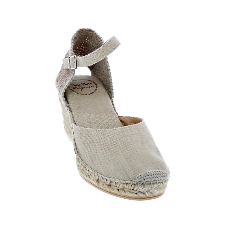 Alpargatas Toni Pons zapatos Mujer modelo Caldes Gris 