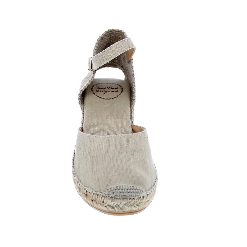 Alpargatas Toni Pons zapatos Mujer modelo Caldes Gris 