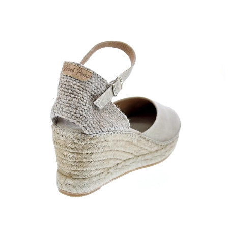 Alpargatas Toni Pons zapatos Mujer modelo Caldes Gris 