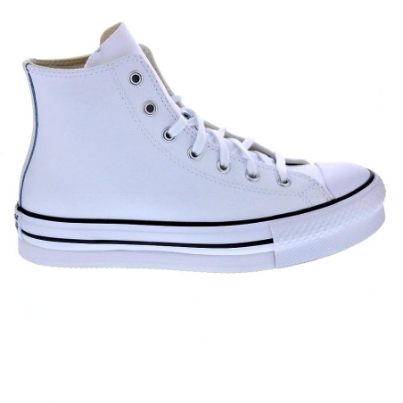 Zapatillas botas Converse zapatos Mujer modelo Chuck Taylor Plataforma Piel Blanco Cordón