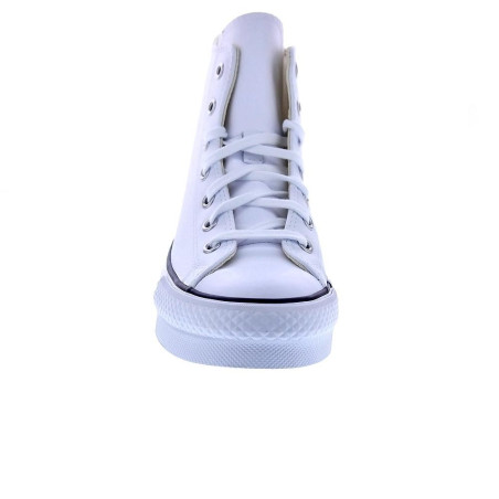Zapatillas botas Converse zapatos Mujer modelo Chuck Taylor Plataforma Piel Blanco Cordón
