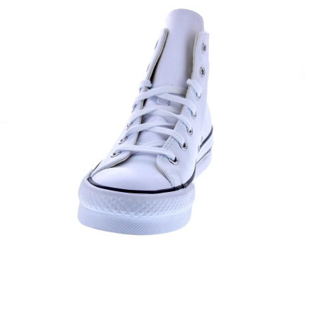 Zapatillas botas Converse zapatos Mujer modelo Chuck Taylor Plataforma Piel Blanco Cordón