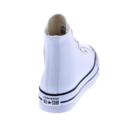 Zapatillas botas Converse zapatos Mujer modelo Chuck Taylor Plataforma Piel Blanco Cordón