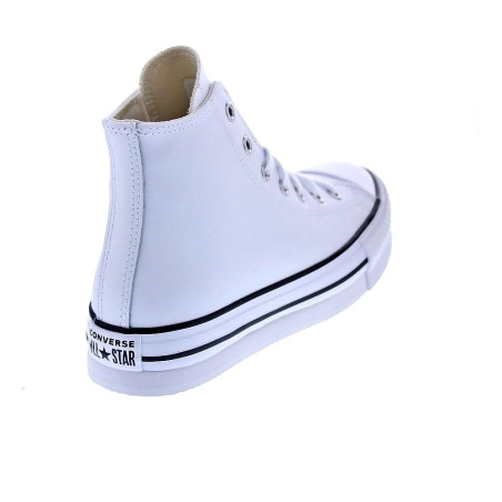 Zapatillas botas Converse zapatos Mujer modelo Chuck Taylor Plataforma Piel Blanco Cordón