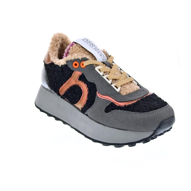 Zapatillas Duuo zapatos Mujer modelo Calma High Gris 