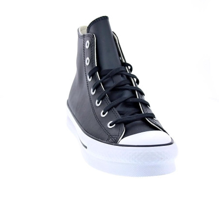 Zapatillas botas Converse zapatos Mujer modelo All Star Eva Lift Chuck Taylor Plataforma Piel Negro Cordón