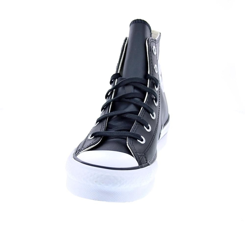 Zapatillas botas Converse zapatos Mujer modelo All Star Eva Lift Chuck Taylor Plataforma Piel Negro Cordón