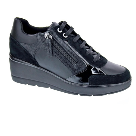 Zapatillas Geox zapatos Mujer modelo Ilde Negro 