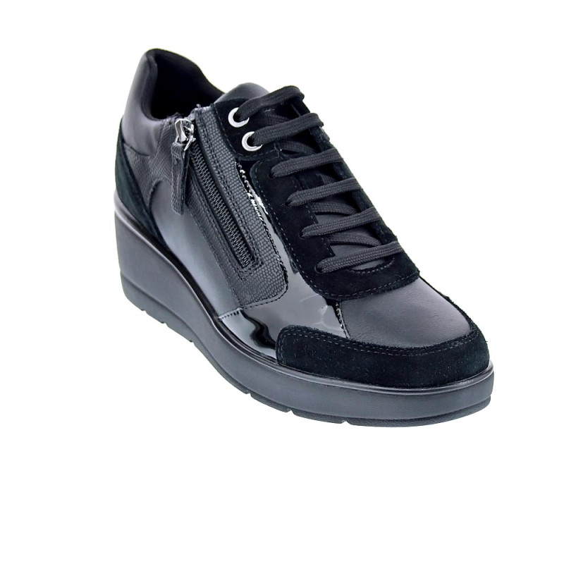 Zapatillas Geox zapatos Mujer modelo Ilde Negro 