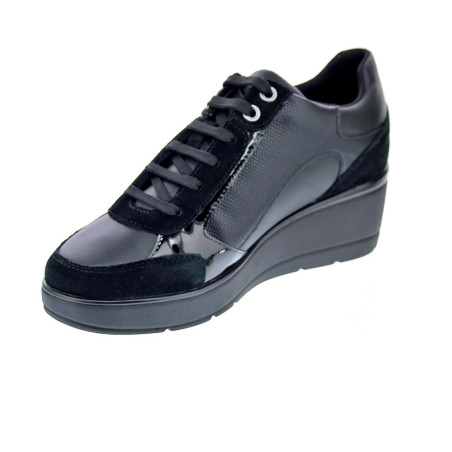 Zapatillas Geox zapatos Mujer modelo Ilde Negro 