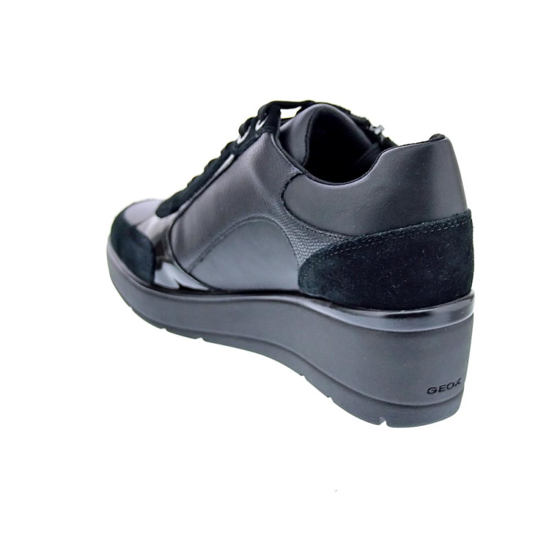 Zapatillas Geox zapatos Mujer modelo Ilde Negro 