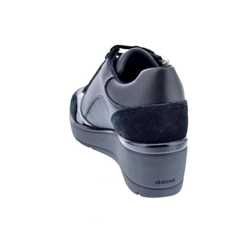 Zapatillas Geox zapatos Mujer modelo Ilde Negro 