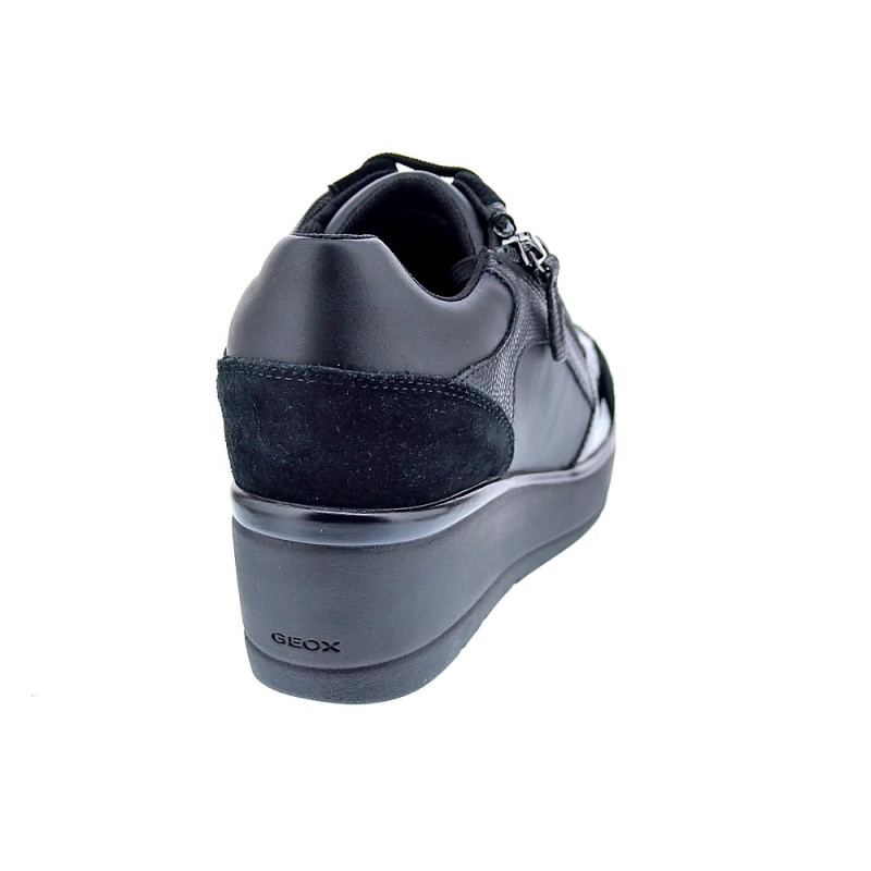 Zapatillas Geox zapatos Mujer modelo Ilde Negro 