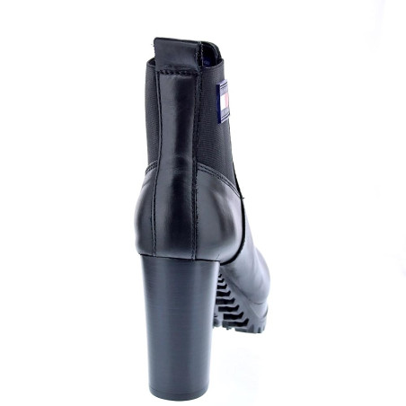 Botines Tommy Hilfiger zapatos Mujer modelo Heel Boot Negro 