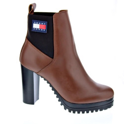 Botines Tommy Hilfiger zapatos Mujer modelo Heel Boot Marrón  2
