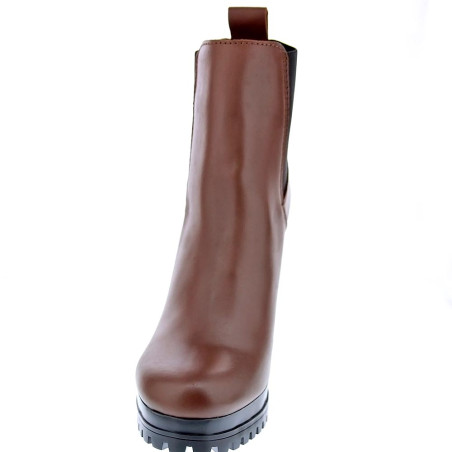 Botines Tommy Hilfiger zapatos Mujer modelo Heel Boot Marrón 