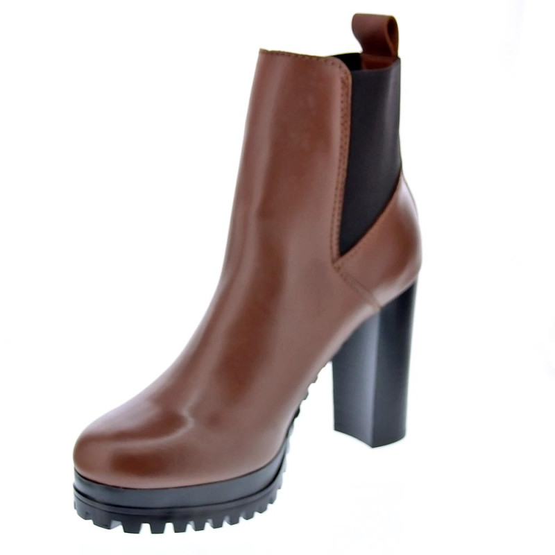 Botines Tommy Hilfiger zapatos Mujer modelo Heel Boot Marrón 