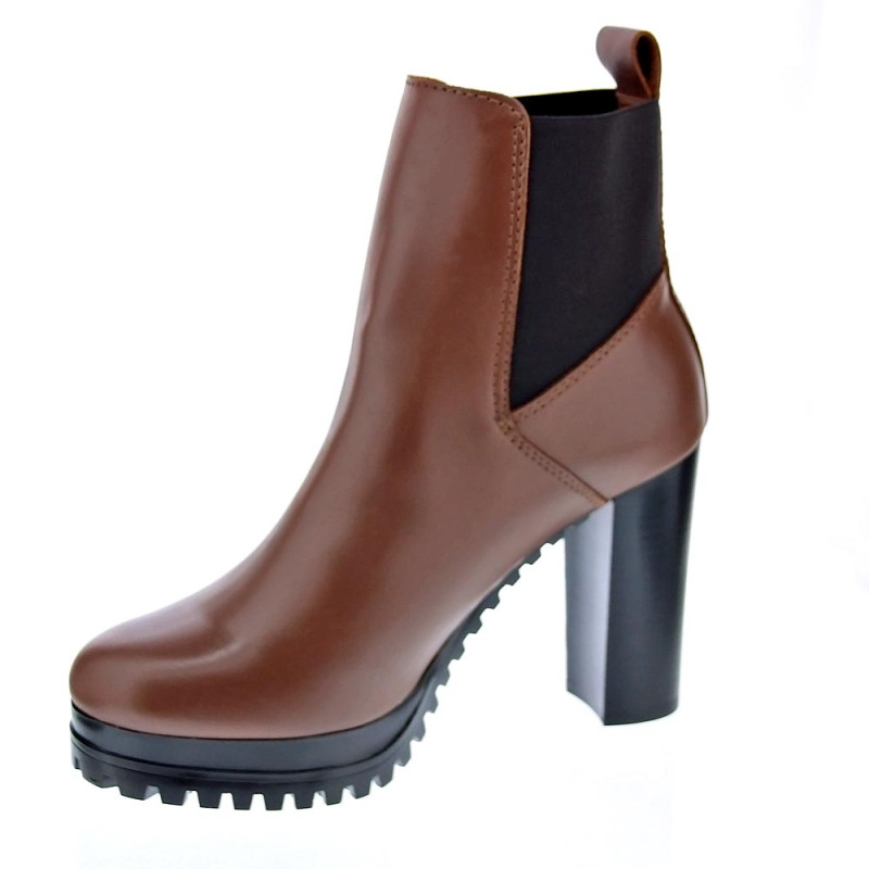 Botines Tommy Hilfiger zapatos Mujer modelo Heel Boot Marrón 