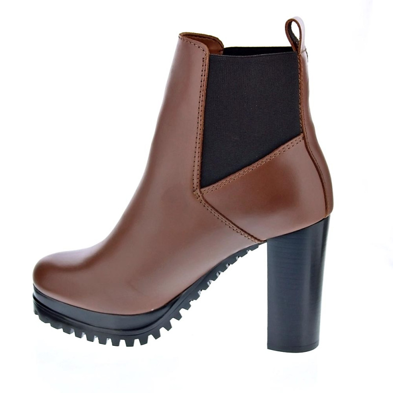 Botines Tommy Hilfiger zapatos Mujer modelo Heel Boot Marrón 