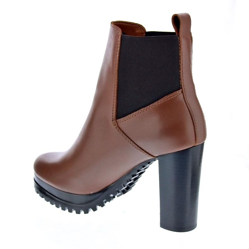 Botines Tommy Hilfiger zapatos Mujer modelo Heel Boot Marrón 