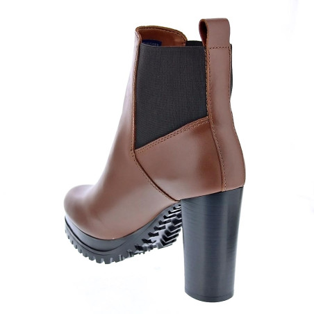 Botines Tommy Hilfiger zapatos Mujer modelo Heel Boot Marrón 