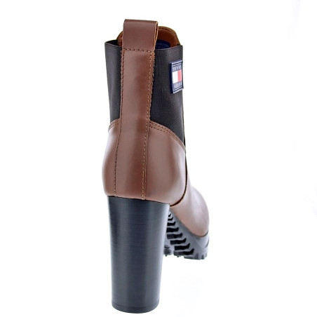 Botines Tommy Hilfiger zapatos Mujer modelo Heel Boot Marrón 