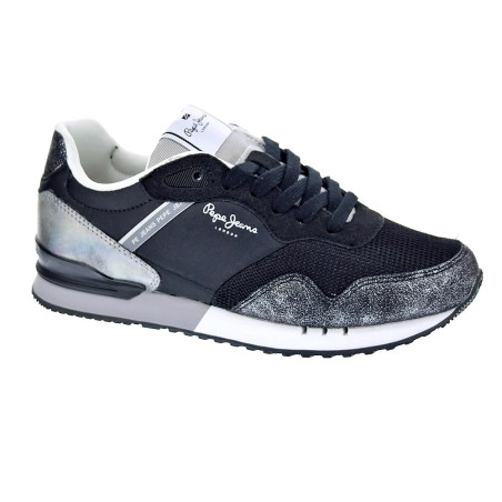 Zapatillas Pepe Jeans zapatos Mujer modelo London Smart Negro 