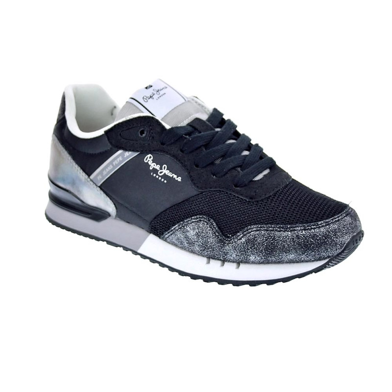 Zapatillas Pepe Jeans zapatos Mujer modelo London Smart Negro 
