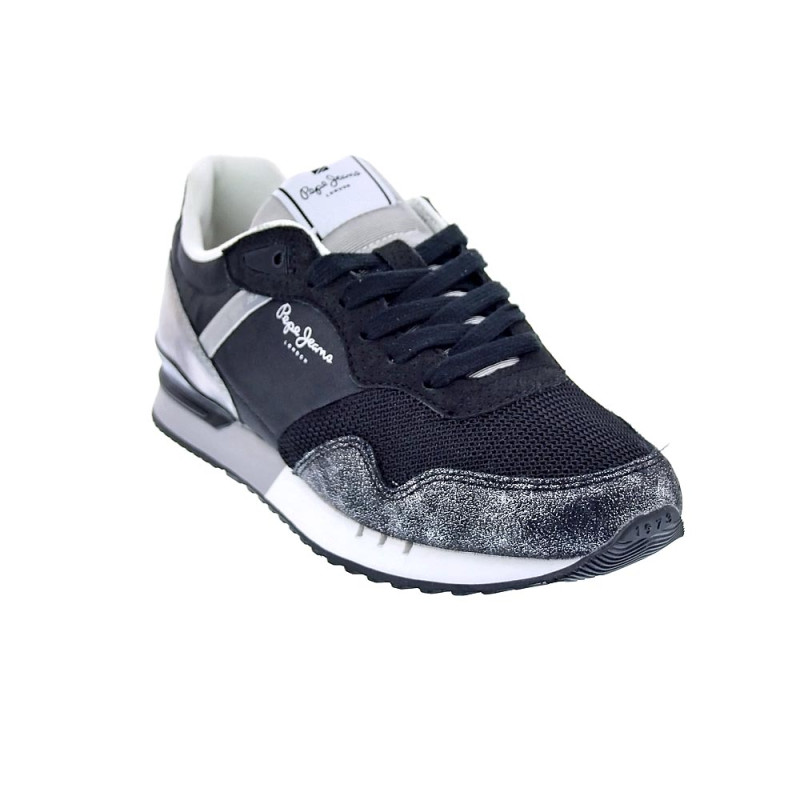 Zapatillas Pepe Jeans zapatos Mujer modelo London Smart Negro 