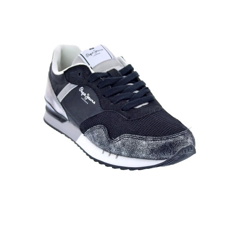 Zapatillas Pepe Jeans zapatos Mujer modelo London Smart Negro 