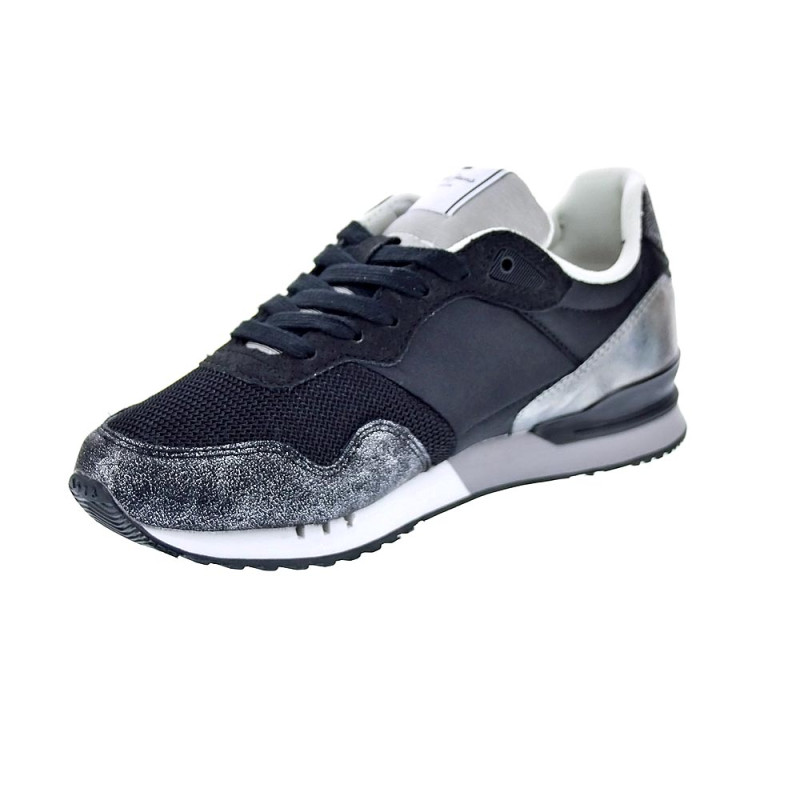 Zapatillas Pepe Jeans zapatos Mujer modelo London Smart Negro 