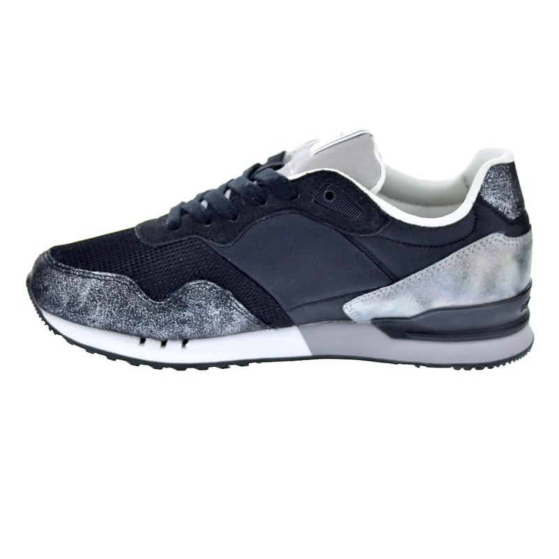 Zapatillas Pepe Jeans zapatos Mujer modelo London Smart Negro 