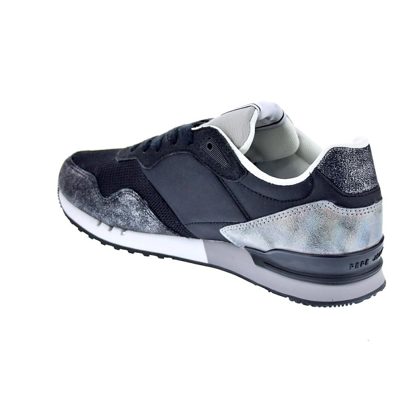 Zapatillas Pepe Jeans zapatos Mujer modelo London Smart Negro 